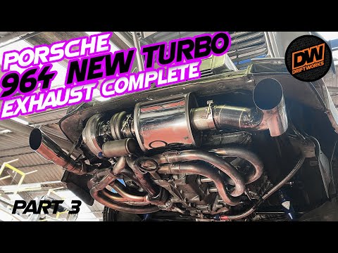 Making the exhaust for my 650hp aircooled Porsche 911 964 Turbo