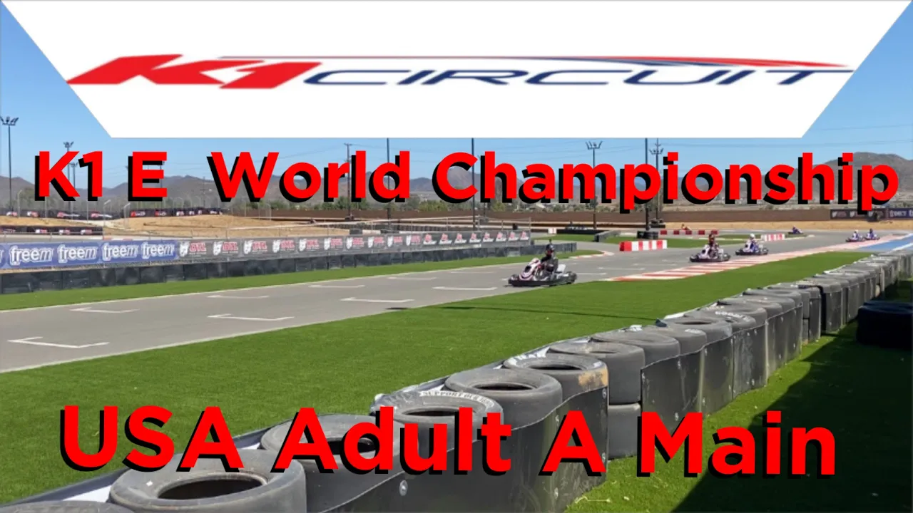 K1 Speed National Championships Adult Division A Main at K1 Circuit