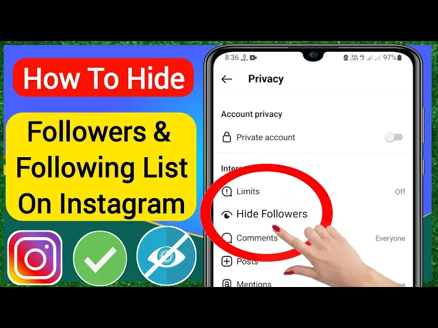 How To Hide Instagram Following Followers List 2023 New Update