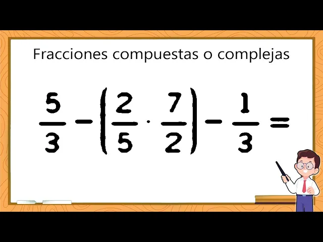 Ejercicio de FRACCIONES COMPUESTAS O COMPLEJAS super facil de RESOLVER paso a paso سی وید