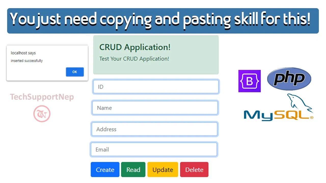How To Create A Responsive Crud Application In Php Using Bootstrap And Mysql Database سی وید 2087