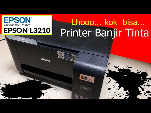 Printer Epson L3210 L3110 Banjir Tinta Atau Tinta Printer Bocor Cara Membersihkan Tinta 6840