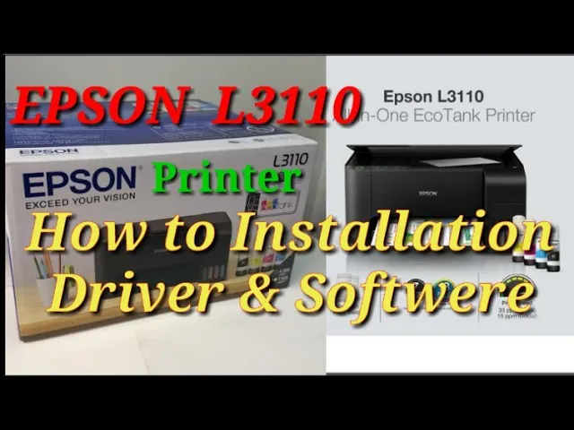 Epson L3110 Complete Installation Process L How To Installation Process Epson Printer L Epson L 3648