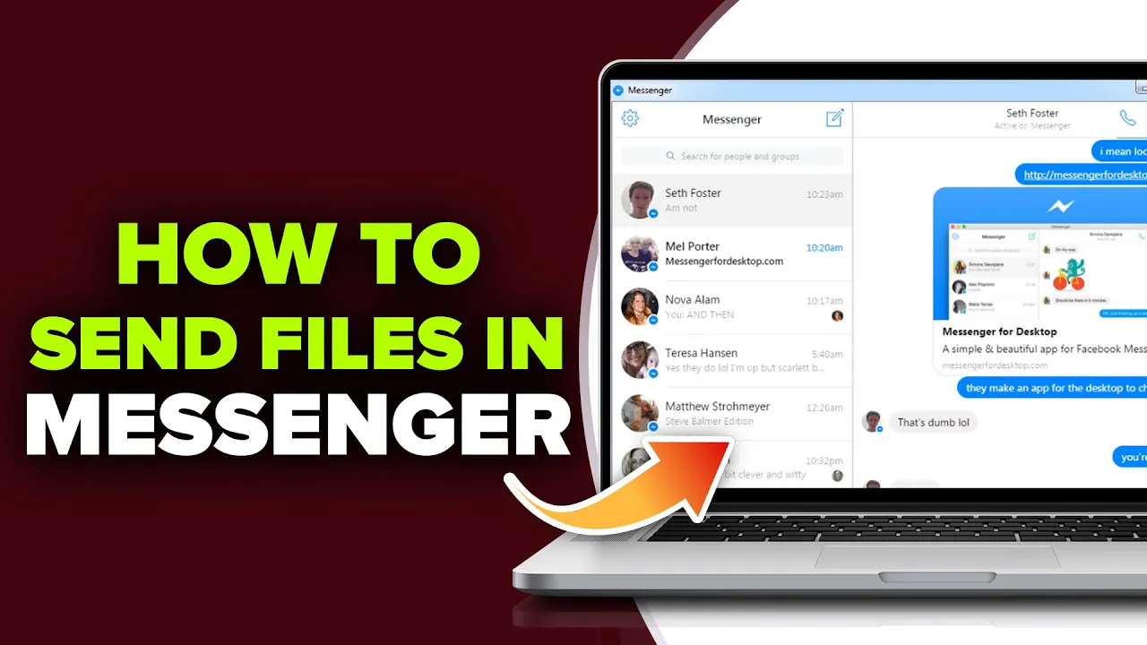 How To Send Files In Messenger Send Files Through Facebook Messenger