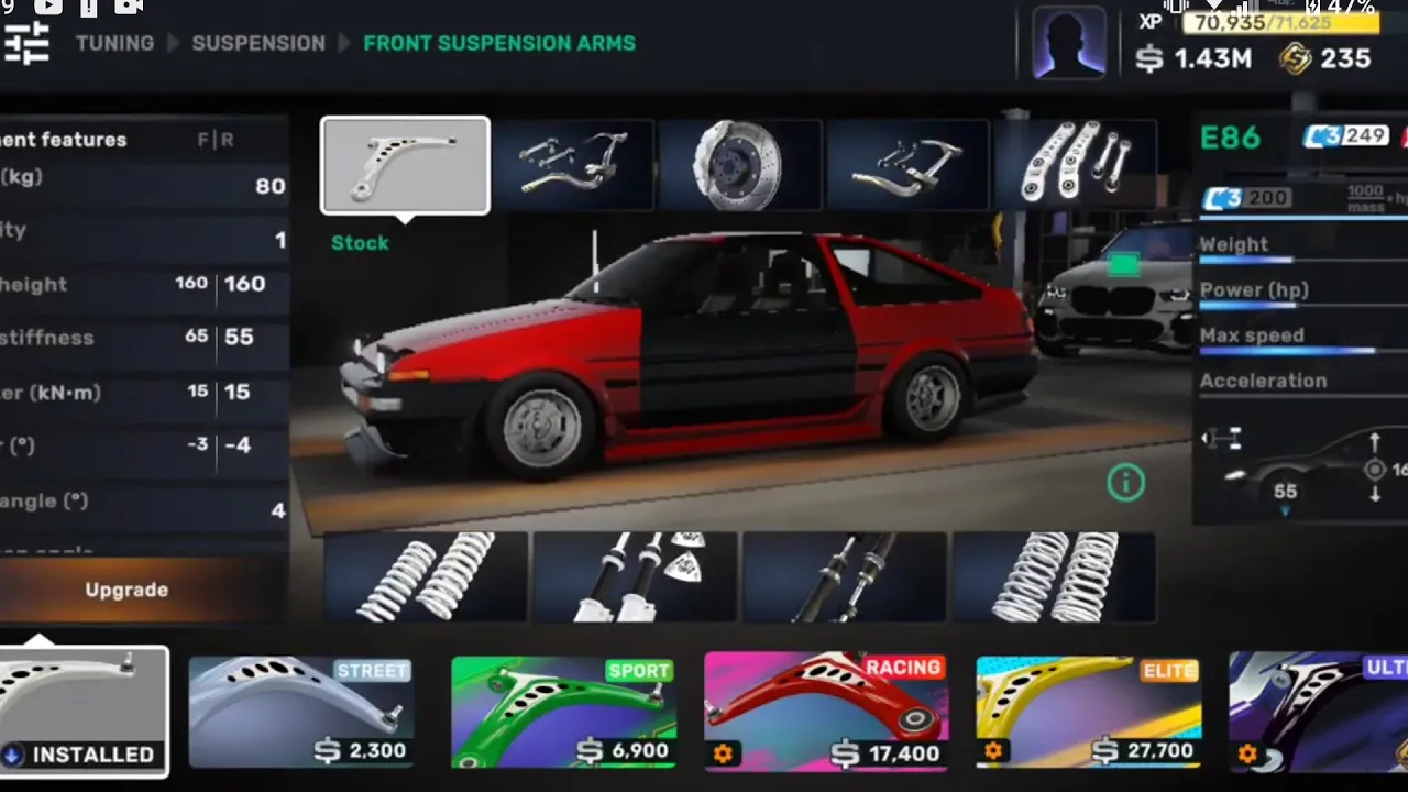 Toyota AE86 drift tune😍 for (Savage club) Carxstreet (4k) Gameplay