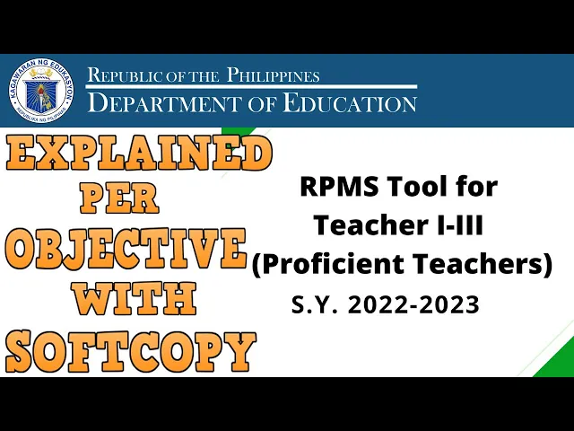 15 Objectives For Ti Iii Rpms Sy 2022 2023 Explained سی وید 3650