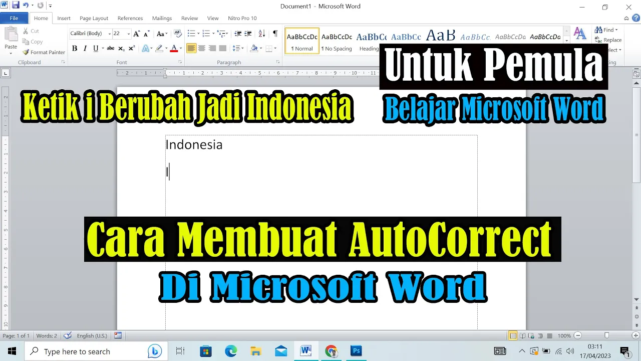 Cara Membuat Autocorrect Di Msword Untuk Pemula سی وید 4226