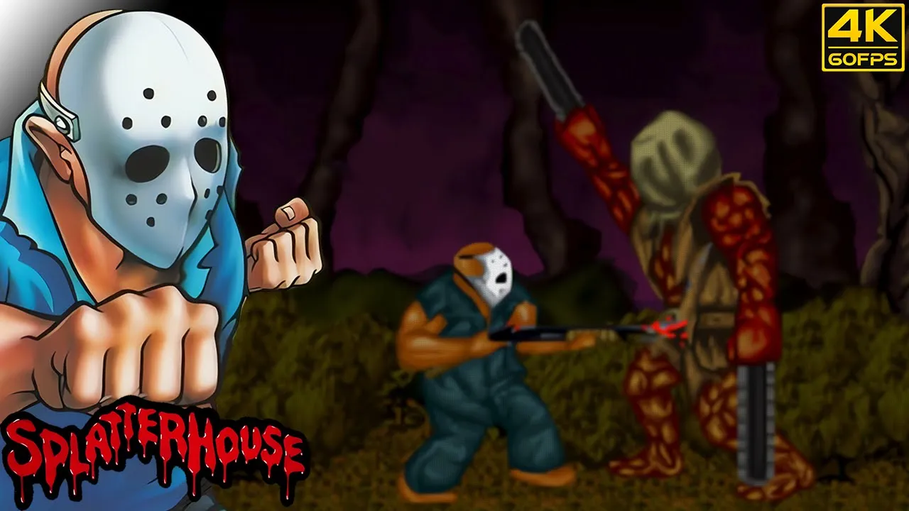 Splatterhouse (Arcade / 1988) 4K 60FPS