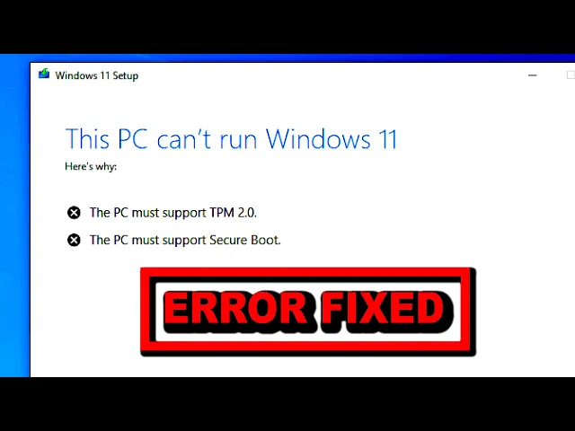 How To Fix This App Cant Run On Your Pc Windows 11 This Pc Cant Run Windows 11 Fix سی وید 9768