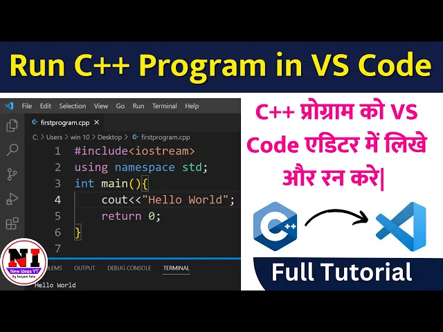 How To Run C Program In Visual Studio Code VS Code Installation For 