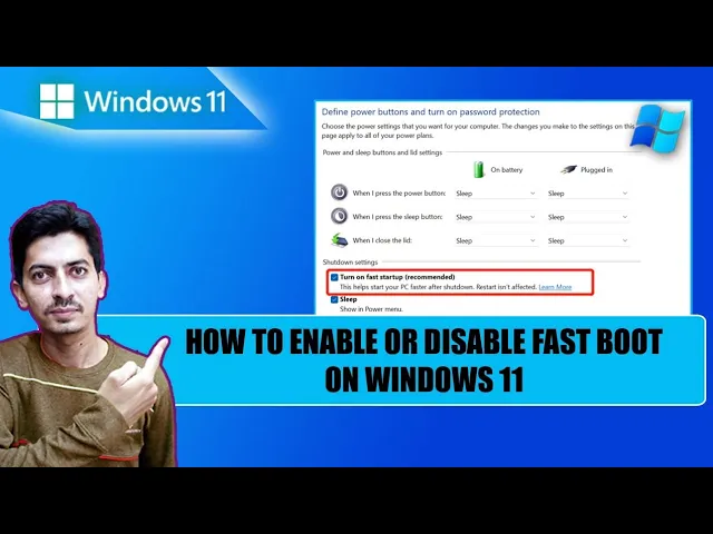 How To Enable Or Disable Fast Boot On Windows 11 Fast Boot Disable In Windows 11 سی وید 7035