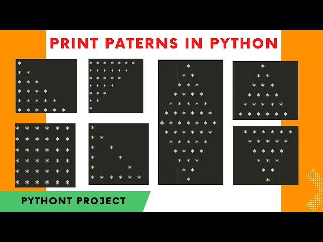 python-programs-to-print-pattern-pyramid-star-diamond-triangle-how