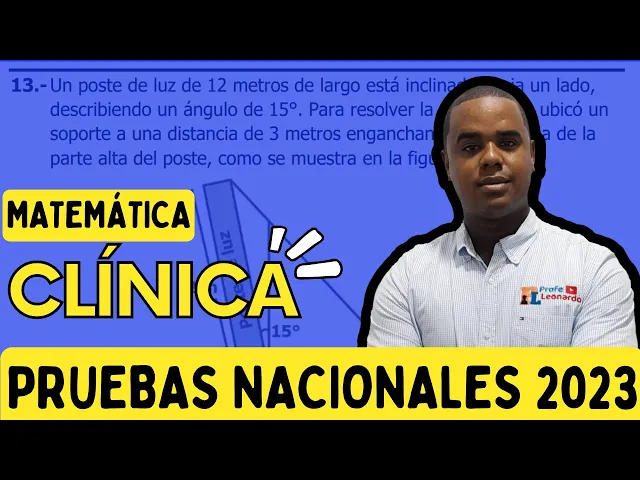 ClÍnica De MatemÁtica Pruebas Nacionales 2023 Ejercicio 12 Teorema De Seno Y Coseno سی وید 5240